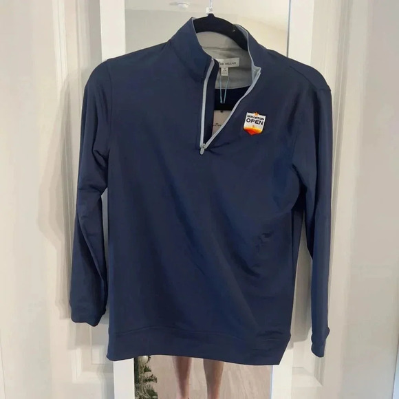 NWT Peter Millar Kids Houston Open Quarter Zip Pullover Size M (9-10) - Picture 1 of 3